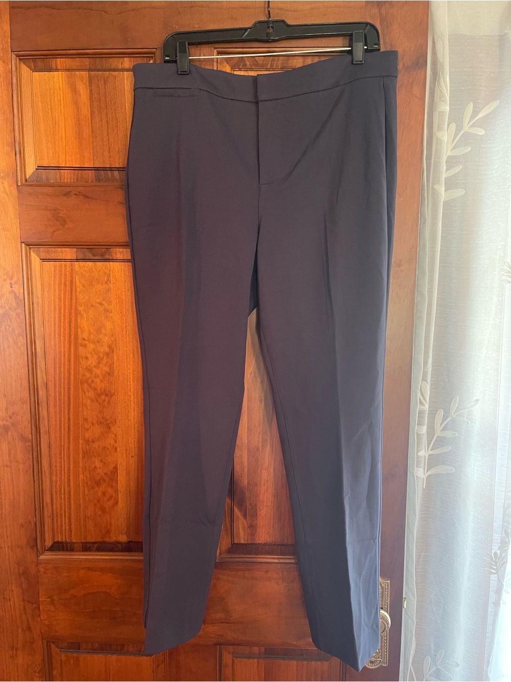 NYDJ Navy Slim Straight Dress Pants